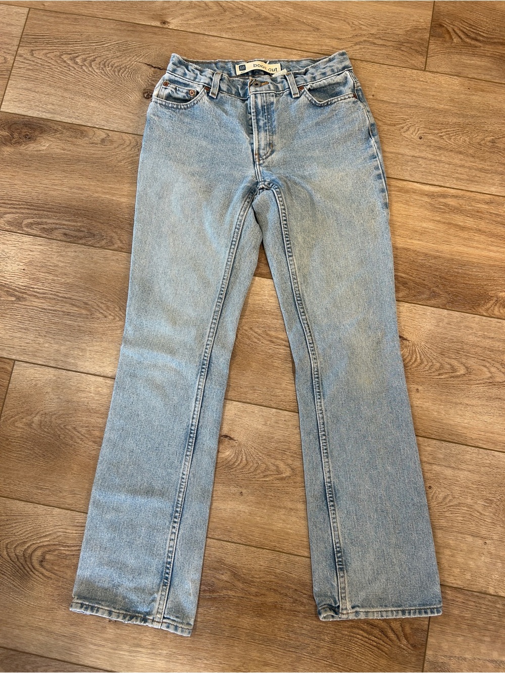 GAP Light Wash Straight Leg Jeans